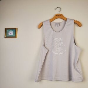Adidas Gray Basketball Tank Top
